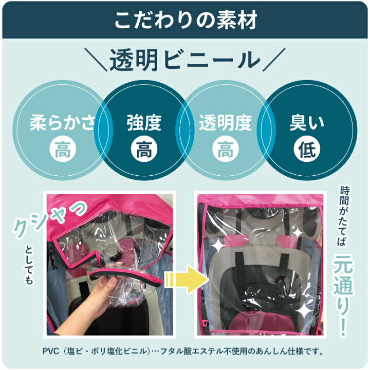 楽天市場】ハローエンジェル 前カゴ+後用チャイルドシート レイン 