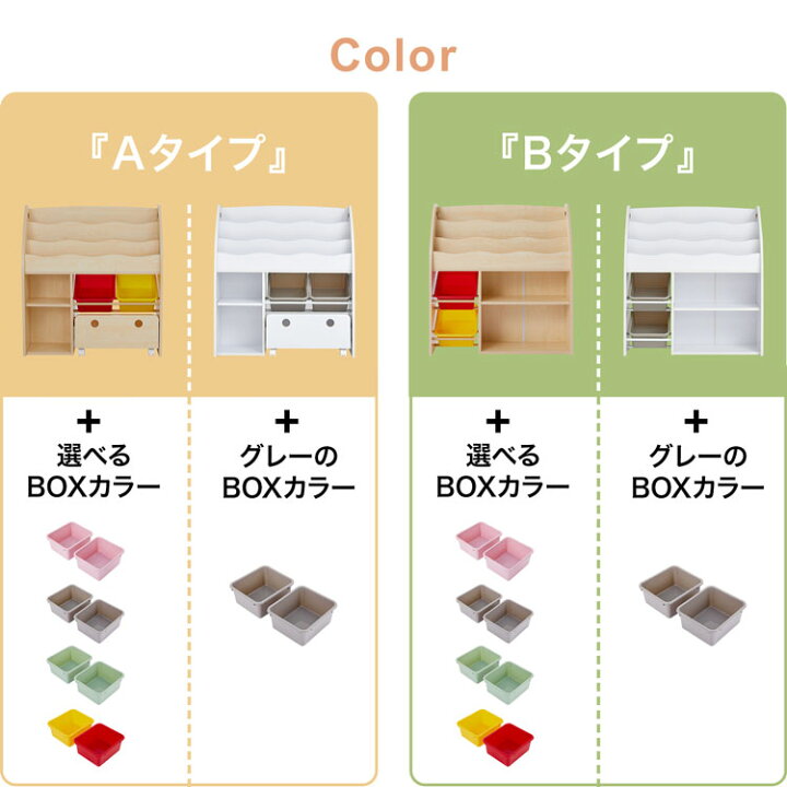 楽天市場】おもちゃ 収納 絵本棚 ラック ボックス 大容量 おしゃれ 
