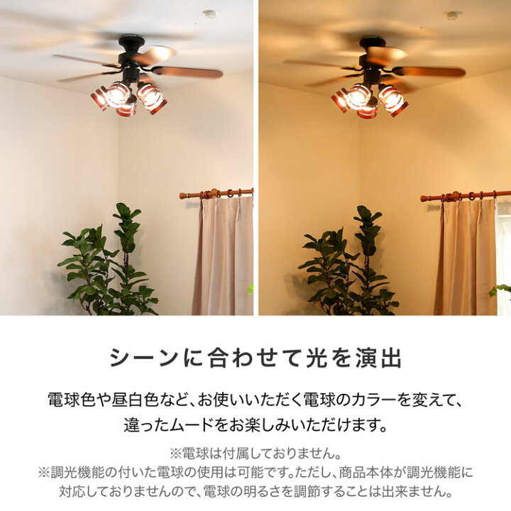 楽天市場】シーリングファン シーリングファンライト 照明 ファン LED 