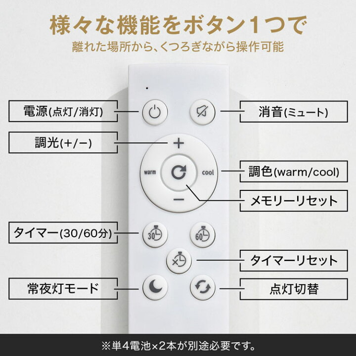 楽天市場】シーリングライト 照明 天井照明 間接照明 リモコン付き led  