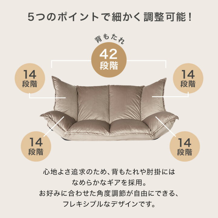 楽天市場】＼SNSで話題！／ ローソファ ソファ フロアソファ 