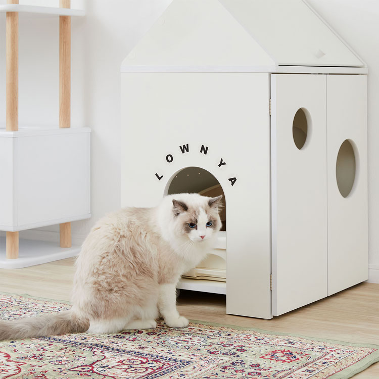 楽天市場】猫 ネコ ねこ トイレ収納 ネコトイレ収納 ペット用品収納 