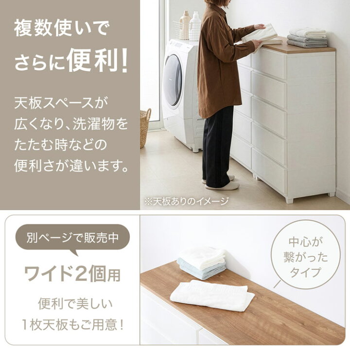 楽天市場】チェスト 大容量 衣装ケース プラスチック 中が透けない収納 