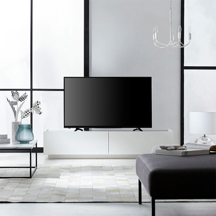 楽天市場】ローボード テレビ 台 収納 140 cm パソコン台 白 ホワイト 