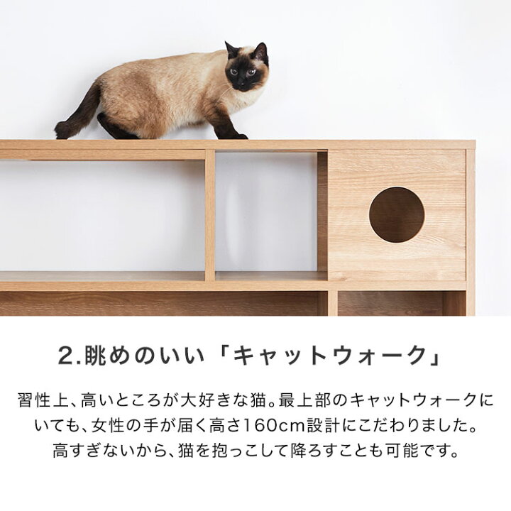 楽天市場】テレビ台 ハイタイプ 国産 日本製 キャットウォーク 猫 多頭 