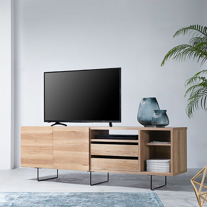 楽天市場】テレビ台 ハイタイプ テレビボード ミドルタイプ 180cm 半 