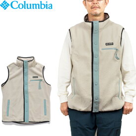 【SALE】Columbia コロンビア AM8545 HELVETIA VEST ヘルべチア ベスト ボア 防寒 保温 軽量 シェルパ アウター トップス アウトドア キャンプ メンズ レディース4カラー 国内正規 2023AW 30%OFF