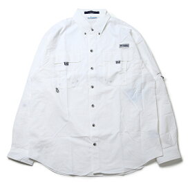 【SALE】Columbia コロンビア FM7048 BAHAMA II L/S SHIRT バハマIIロングスリーブシャツ フィッシングシャツ バハマシャツ PFG UVカット 吸湿 速乾 釣り 長袖 トップス アウトドア メンズ レディース 7カラー 国内正規 2024SS 10%OFF