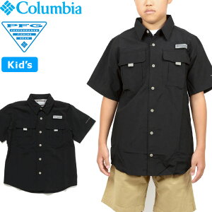 �ySALE�zColumbia �R�����r�A XB7031 BAHAMA SHORT SLEEVE SHIRT(�L�b�Y) �o�n�}�V���[�g�X���[�u�V���c 110cm�`155cm �t�B�b�V���O �o�n�} �V���c PFG UV�J�b�g ���� ���� �A�E�g�h�A �W���j�A �{�[�C�Y �K�[��