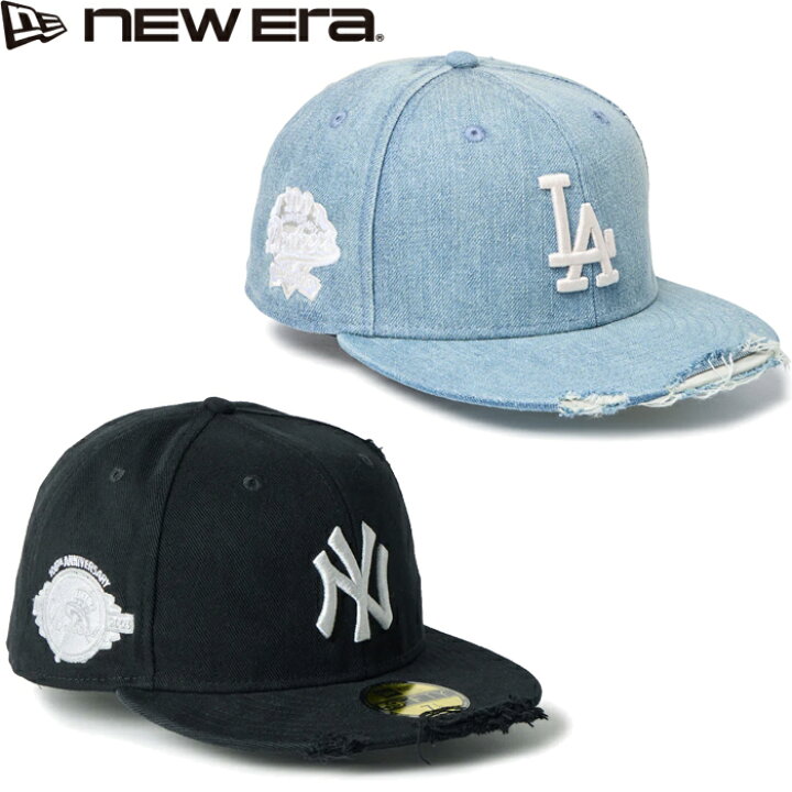 楽天市場】NEW ERA ニューエラ 59FIFTY MLB Damaged Denim CAP 59 
