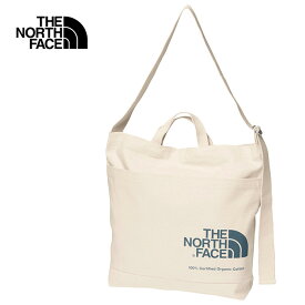 THE NORTH FACE ザ ノースフェイス NM82386 ORGANIC COTTON SHOULDER オーガニックコットンショルダー バッグ トート エコバッグ 中型 肩掛け 手提げ 2WAY アウトドア メンズ レディース 6カラー 国内正規 2024SS