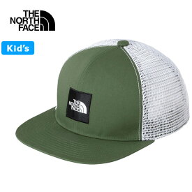 【SALE】THE NORTH FACE ザ・ノース・フェイス NNJ02406 KIDS' MESSAGE MESH CAP キッズ メッセージメッシュキャップ フラットバイザー 日よけ キャップ ハット 帽子 アウトドア ジュニア ボーイズ ガールズ 男の子 女の子 子供服 4カラー 国内正規 2024SS 20%OFF