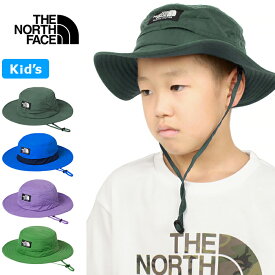 【SALE】THE NORTH FACE ザ・ノース・フェイス NNJ02520 KIDS' HORIZON HAT キッズ ホライズンハット ナイロン UVカット 日よけ 速乾 ハット キャップ 帽子 アウトドア ジュニア ボーイズ ガールズ 男の子 女の子 子供服 4カラー 国内正規 2025SS 10%OFF