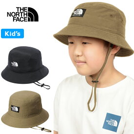 【SALE】THE NORTH FACE ザ・ノース・フェイス NNJ02524 KIDS' CAMP SIDE HAT キッズ キャンプサイドハット バケットハット ナイロン UVカット 日よけ 速乾 軽量 キャップ 帽子 アウトドア ジュニア ボーイズ ガールズ 男の子 女の子 2カラー 国内正規 2025SS 10%OFF