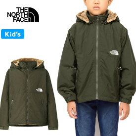 【SALE】THE NORTH FACE ザ ノースフェイス NPJ72257 COMPACT NOMAD JACKET(キッズ) コンパクトノマドジャケット 100cm～150cm マウンテンパーカー ナイロン フリース 撥水 防寒 保温 アウター アウトドア ジュニア 男の子 女の子 子供服 4カラー 国内正規 2023AW 30%OFF