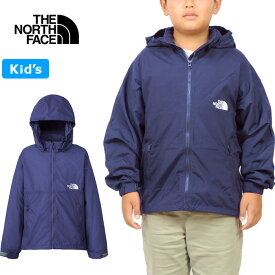 【SALE】THE NORTH FACE ザ ノースフェイス NPJ72310 COMPACT JACKET(キッズ) コンパクトジャケット 100cm～150cm マウンテンパーカー ナイロン 防風 撥水 UVカット アウター アウトドア ジュニア 男の子 女の子 子供服 8カラー 国内正規 2024SS 10%OFF