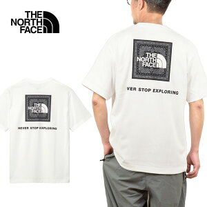 ySALEzTHE NORTH FACE UEm[XEtFCX NT32446 S/S BANDANA SQUARE LOGO TEE V[gX[uo_iXNGASeB[ TVc yCY[    gbvX AEghA Y fB[X 