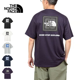 【SALE】THE NORTH FACE ザ・ノース・フェイス NT32446 S/S BANDANA SQUARE LOGO TEE ショートスリーブバンダナスクエアロゴティー Tシャツ ペイズリー 柄 速乾 半袖 トップス アウトドア メンズ レディース 5カラー 国内正規 2026SS 20%OFF