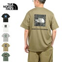 【SALE】THE NORTH FACE ザ・ノース・フェイス NT32543 S/S BACK SQUARE TRAVERSE LOGO TEE ショートスリーブバックスクエアトラバースロゴティー Tシャツ スクエアロゴ 迷彩 速乾 半袖 トップス アウトドア メンズ レディース 5カラー 国内正規 2025SS 10%OFF