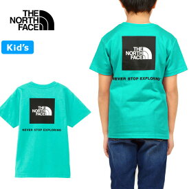 THE NORTH FACE ザ ノースフェイス NTJ32333 S/S BACK SQUARE LOGO TEE(キッズ) ショートスリーブバックスクエアロゴティー Tシャツ 100cm～150cm UVカット 半袖 アウトドア ジュニア ボーイズ ガールズ 男の子 女の子 子供服 4カラー 国内正規 2024SS