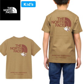 THE NORTH FACE ザ ノースフェイス NTJ32430ST S/S SHIRETOKO TOKO TEE(キッズ) ショートスリーブシレトコトコティー Tシャツ 知床トコさん UVカット 速乾 半袖 アウトドア ジュニア ボーイズ ガールズ 男の子 女の子 子供服 3カラー 国内正規 2024SS