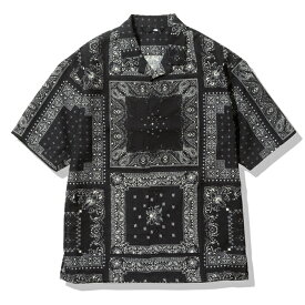 【SALE】THE NORTH FACE ザ ノースフェイス NR22330 S/S ALOHA VENT SHIRT ショートスリーブアロハベントシャツ アロハ シャツ UVカット バンダナ柄 総柄 速乾 通気 半袖 トップス アウトドア メンズ レディース 2カラー 国内正規 2023SS 30%OFF