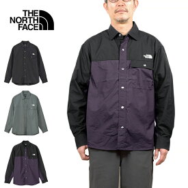 【SALE】THE NORTH FACE ザ・ノース・フェイス NR62550 L/S NUPTSE SHIRT ロングスリーブヌプシシャツ ナイロン シャツ ジャケット 撥水 長袖 トップス アウター アウトドア メンズ レディース ユニセックス 3カラー 国内正規 2026SS 10%OFF