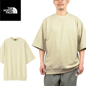 THE NORTH FACE ザ ノースフェイス NT12446 H/S SWEAT TEE ハーフスリーブスウェットティー Tシャツ 半袖 スウェット トレーナー ワンポイント 刺繍 裏毛 UVカット 速乾 トップス アウトドア メンズ レディース 3カラー 国内正規 2024SS