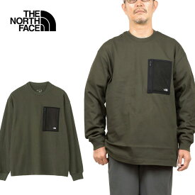 THE NORTH FACE ザ ノースフェイス NT62330 L/S FIELD POCKET TEE ロングスリーブフィールドポケットティー Tシャツ ロンT ヘビー 厚手 度詰め UVカット 長袖 トップス アウトドア キャンプ メンズ レディース 4カラー 国内正規 2024SS