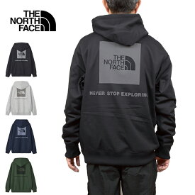 【SALE】THE NORTH FACE ザ・ノース・フェイス NT62533 BACK SQUARE LOGO HOODIE バックスクエアロゴフーディー スウェットパーカー プルオーバー 速乾 裏毛 トップス アウトドア メンズ レディース 4カラー 国内正規 2025AW 20%OFF