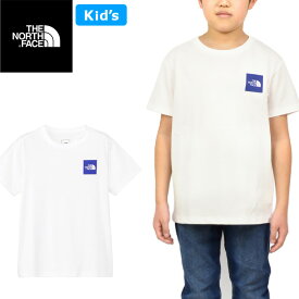 THE NORTH FACE ザ ノースフェイス NTJ32358 S/S SMALL SQUARE LOGO TEE(キッズ) ショートスリーブスモールスクエアロゴティー Tシャツ 100cm～150cm UVカット 半袖 アウトドア ジュニア ボーイズ ガールズ 男の子 女の子 子供服 4カラー 国内正規 2024SS