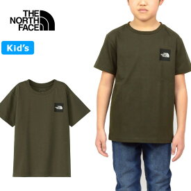 THE NORTH FACE ザ ノースフェイス NTJ32358 S/S SMALL SQUARE LOGO TEE(キッズ) ショートスリーブスモールスクエアロゴティー Tシャツ 100cm～150cm UVカット 半袖 アウトドア ジュニア ボーイズ ガールズ 男の子 女の子 子供服 4カラー 国内正規 2024SS