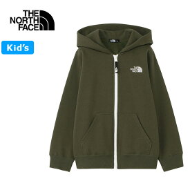 【SALE】THE NORTH FACE ザ ノースフェイス NTJ62261 REARVIEW FULLZIP HOODIE(キッズ) リアビューフルジップフーディー スウェットパーカー 100cm～150cm 厚手 裏起毛 保温 速乾 トップス アウトドア ジュニア 男の子 女の子 子供服 3カラー 国内正規 2023AW 20%OFF