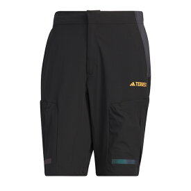 【SALE】adidas Performance アディダス パフォーマンス TERREX CAMPYX CORDURA HALF SHORT テレックス キャンピー コーデュラ ハーフ ショーツ IC1965 カーゴ ハーフパンツ UVカット 撥水 ランニング クライミング メンズ レディース ブラック 国内正規 20%OFF