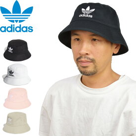 【SALE】adidas Originals アディダス オリジナルス HERI BUCKET HAT CORE ヘリテージ バケット ハット コア AJ8995 FQ4641 IB9997トレフォイル 三つ葉 コットンツイル バケツ バケハ スポーツ ストリート メンズ レディース 帽子 4カラー 国内正規 2024SS 10%OFF