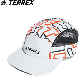 adidas Performance アディダス パフォーマンス TERREX 5P GR CAP テレックス 5パネル GR キャップ IN4648 キャンプ ランニング ジョギング ジェット メッシュ 帽子 スポーツ アウトドア ミリタリー メンズ レディース ブラック/セミインパクトオレンジ 国内正規 2024SS