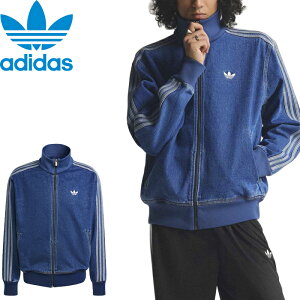 adidas Originals �A�f�B�_�X �I���W�i���X ADICOLOR DENIM FIREBIRD TRACK TOP �A�f�B�J���[�f�j���t�@�C���[�o�[�h�g���b�N�g�b�v CV103 KD1517 �f�j���W���P�b�g �O�t 3�X�g���C�v �A�E�^�[ �����Y ���f�B