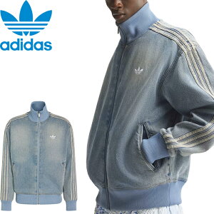 adidas Originals �A�f�B�_�X �I���W�i���X ADICOLOR LIGHT WASH DENIM FIREBIRD TRACK TOP �A�f�B�J���[���C�g�E�H�b�V���f�j���t�@�C���[�o�[�h�g���b�N�g�b�v DC091 KS4970 �f�j���W���P�b�g �����Y �E�H�[��