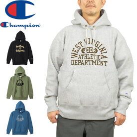 【SALE】Champion チャンピオン C3-W112 REVERSE WEAVE HOODED SWEATSHIRT COLLEGE LOGO PRINT RELAX FIT リバース ウィーブ フーデッド スウェット シャツ カレッジ ロゴ プリント リラックス フィット プルオーバー パーカー カジュアル メンズ 4カラー 国内正規 30%OFF