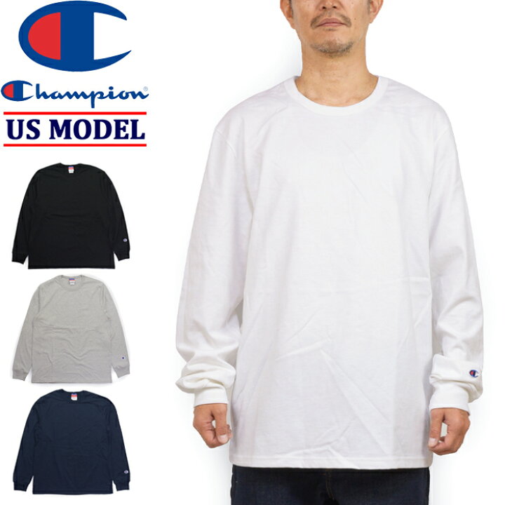 楽天市場】Champion チャンピオン T453 7OZ HERITAGE LONG SLEEVE T 