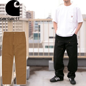 Carhartt WIP �J�[�n�[�g WIP I031501 Double Knee Pant �_�u���j�[�p���c ���[�N�p���c �y�C���^�[ �f�j�� �_�b�N ��ƒ� �����b�N�X �X�g���[�g �X�N�G�A���x�� �{�g���X �X�g���[�g �X�P�[�g ���[�N�C