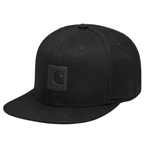 Carhartt WIP �J�[�n�[�g WIP I023099 LOGO CAP ���S �L���b�v �t���b�g�o�C�U�[ �X�i�b�v�o�b�N �_�b�N �R�b�g�� �L�����o�X 6�p�l�� �n�b�g �X�q ���[�N �X�P�[�g �X�g���[�g �����Y ���f�B�[�X 3�J��