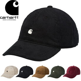 Carhartt WIP カーハート WIP I026890 HARLEM CAP ハーレム キャップ コーデュロイ Cロゴ 刺繍 ストラップバック ベースボール カーブ バイザー ロー ストリート ワーク イン プログレス スケート メンズ レディース 帽子 6カラー 国内正規