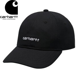 Carhartt WIP カーハート WIP I028876 CANVAS SCRIPT CAP キャンバス スクリプト キャップ ロー カーブ 6パネル ストラップバック コットン キャンバス 帽子 ワーク インプログレス スケート ストリート メンズ レディース 4カラー 国内正規