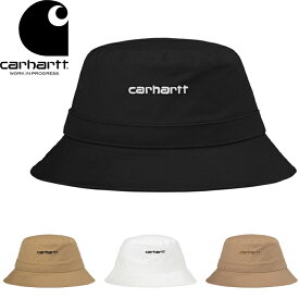 Carhartt WIP カーハート WIP I029937 SCRIPT BUCKET HAT スクリプト バケット ハット 帽子 コットン キャンバス ワーク インプログレス スケート ストリート アメカジ 刺繍 メンズ レディース 4カラー 国内正規