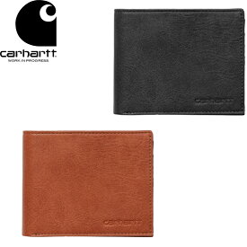 Carhartt WIP カーハート WIP I031600 CARD WALLET カード ウォレット 二つ折り 財布 札入れ ビルフォード カードケース パスケース ID入れ フェイクレザー ロゴ 雑貨 ストリート ワーク インプログレス スケート メンズ レディース 2カラー 国内正規 2023SS