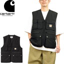 Carhartt WIP カーハート WIP I034505 IRWIN VEST アーウィンベスト ジャケット チョッキ ノースリーブ アウトドア キャンプ フィッシング ワークインプログレス ストリート スケート アウトドア ミリタリー フィッシング メンズ レディース ブラック 国内正規 2025SS