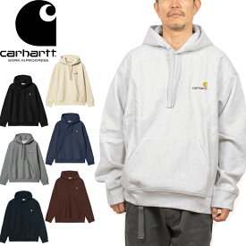 Carhartt WIP カーハート WIP I028279-21F-22F"HOODED AMERICAN SCRIPT SWEATSHIRT"フーデッド アメリカン スクリプト スウェット シャツ パーカー プルオーバー 厚手 裏起毛 トップス ワーク イン プログレス メンズ レディース 7カラー 国内正規