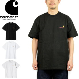 Carhartt WIP カーハート WIP I029956-24S S/S AMERICAN SCRIPT T-SHIRT ショートスリーブ アメリカン スクリプト Tシャツ 半袖 トップス カットソー ルーズフィット ワーク プログレス スケート ストリート メンズ レディース 3カラー 国内正規 2024SS