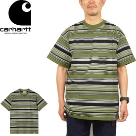 Carhartt WIP カーハート WIP I031603 S/S LAFFERTY T-SHIRT ショートスリーブ ラファティー Tシャツ ボーダー ストライプ 半袖 トップス カットソー ルーズフィット ワーク インプログレス ストリート スケート アメカジ メンズ レディース 4カラー 国内正規